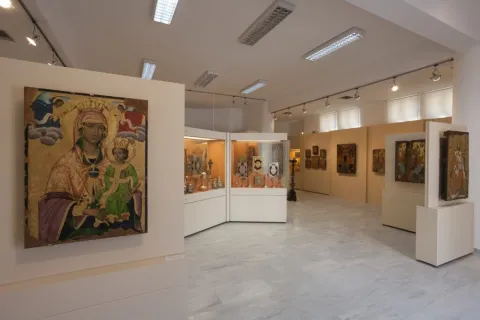 The Ecclesiastical Museum of the Metropolis of Samos with religious art exhibits