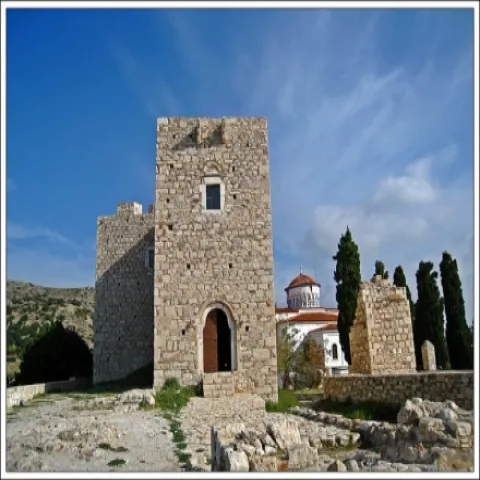 Το Κάστρο του Λυκούργου Λογοθέτη στο Πυθαγόρειο, χτισμένο κοντά στη θάλασσα