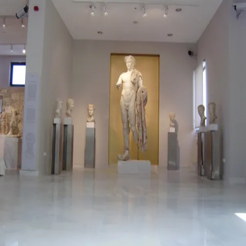 The Archaeological Museum of Pythagoreio with ancient exhibits from Samos